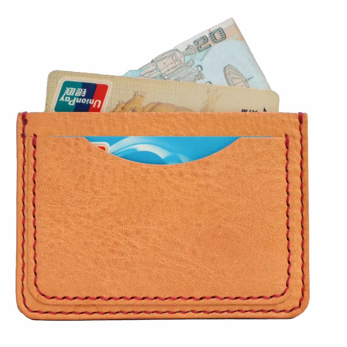 Premium Handcrafted MBOX Leather Card Wallet