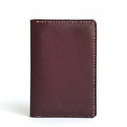 Handmade Italian Leather Passport Holder – Premium MBOX Leather Travel Wallet| Minimalist Travel Accessory