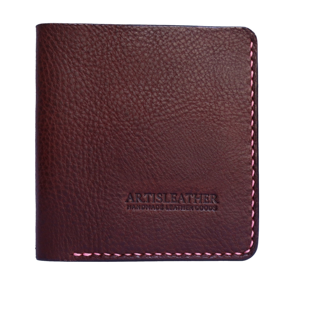 handmade italian mbox leather bifold wallet brown
Artisleather