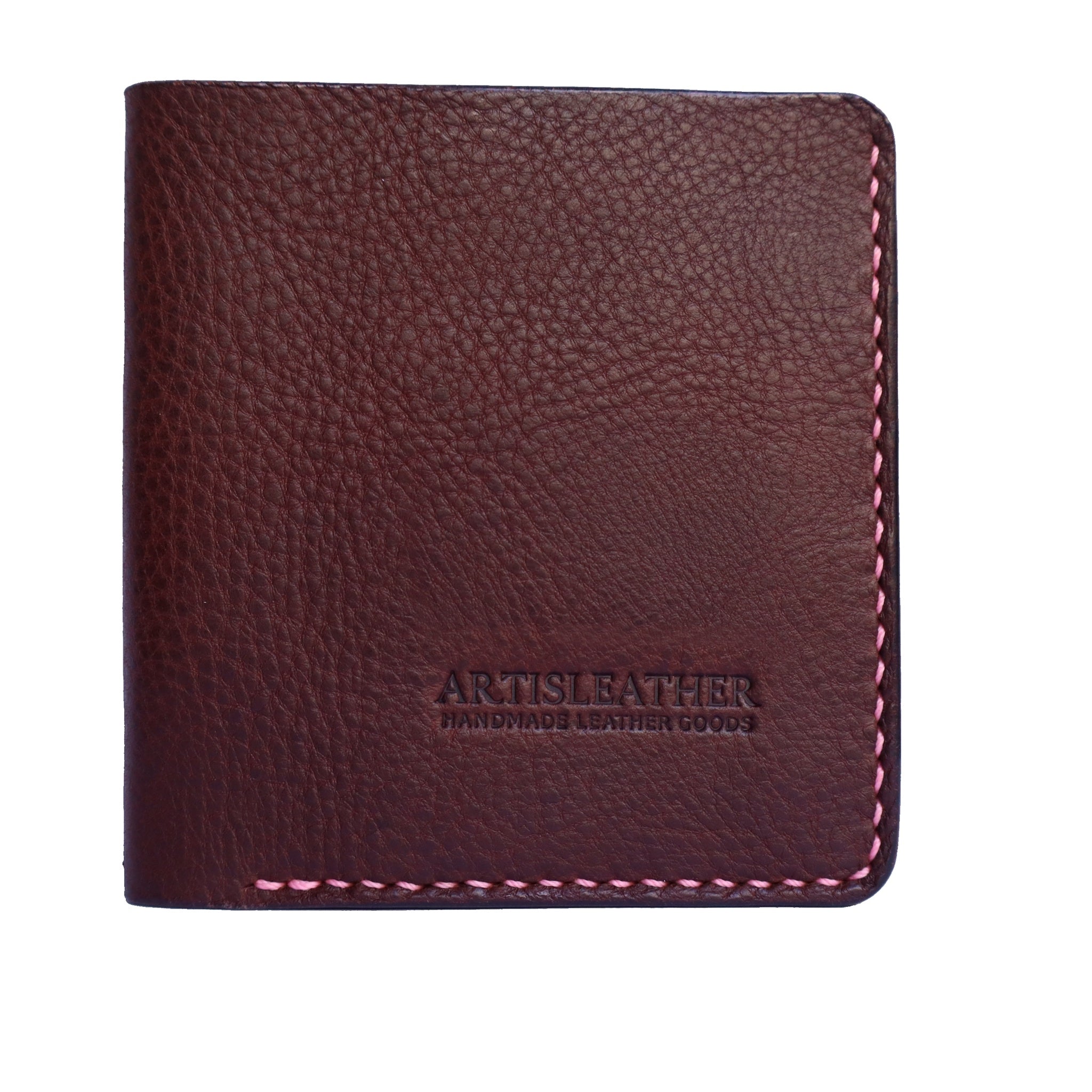 handmade italian mbox leather bifold wallet brown
Artisleather