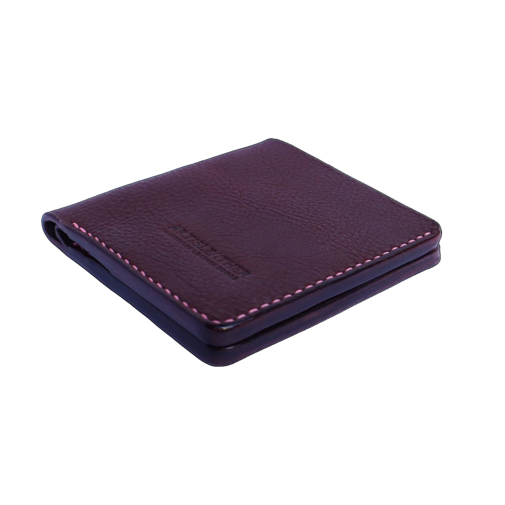 handmade italian mbox leather bifold wallet brown
Artisleather