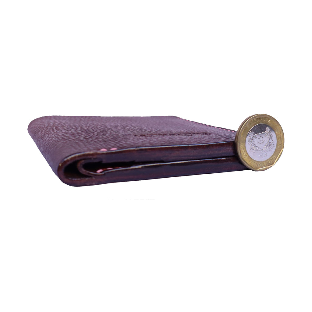 handmade italian mbox leather bifold wallet brown
Artisleather