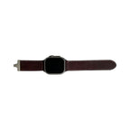 Premium Handmade Leather Apple Watch Strap - Italian MBOX Veg-Tan Leather & Unique Metal Clasp