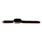 Premium Handmade Leather Apple Watch Strap - Italian MBOX Veg-Tan Leather & Unique Metal Clasp