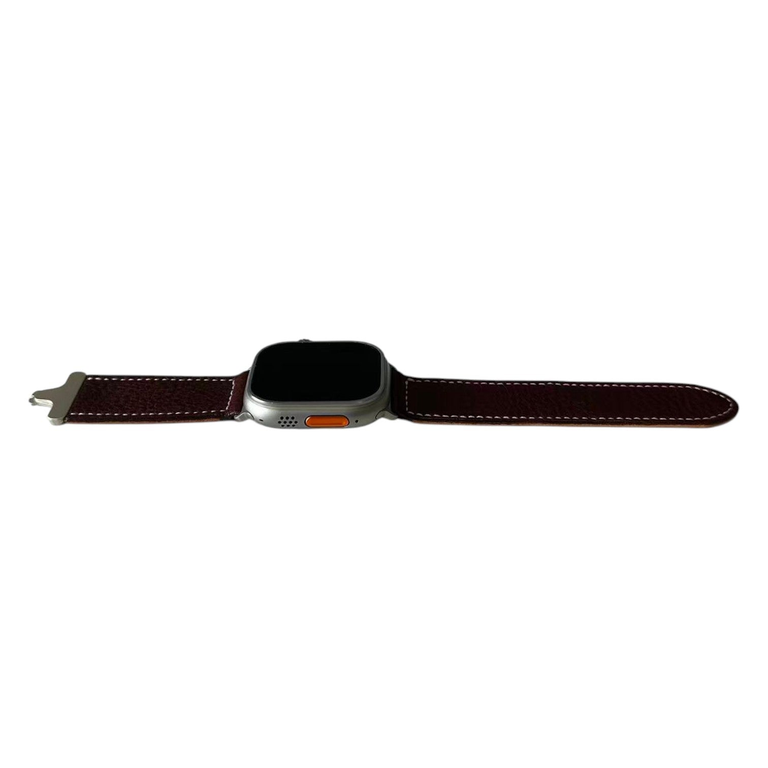 Premium Handmade Leather Apple Watch Strap - Italian MBOX Veg-Tan Leather & Unique Metal Clasp