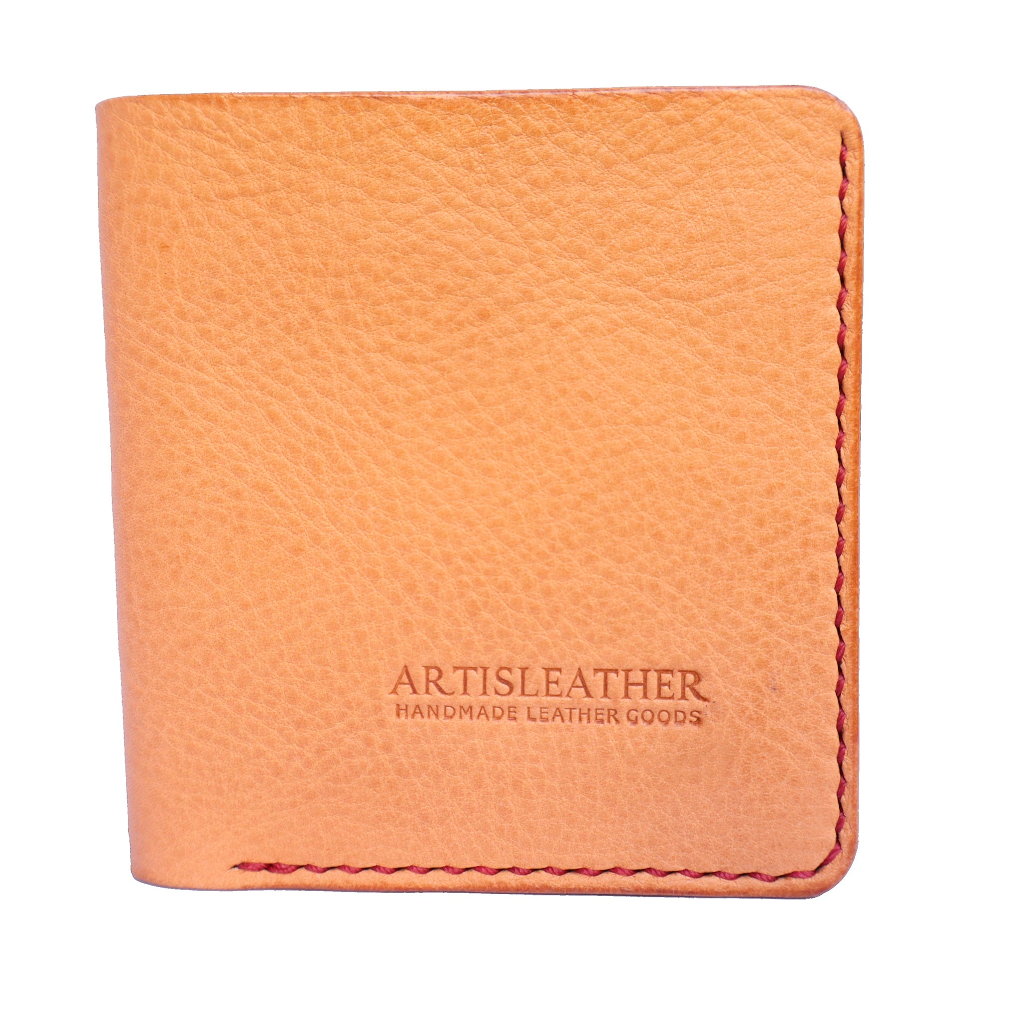 Handmade Italian MBOX Leather Wallet, Minimalist Bifold for Women | ARTISLEATHER