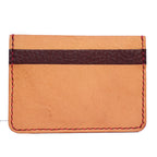 Artisan Hand-Stitched Card Holder Wallet in Premium Italian MBOX Leather