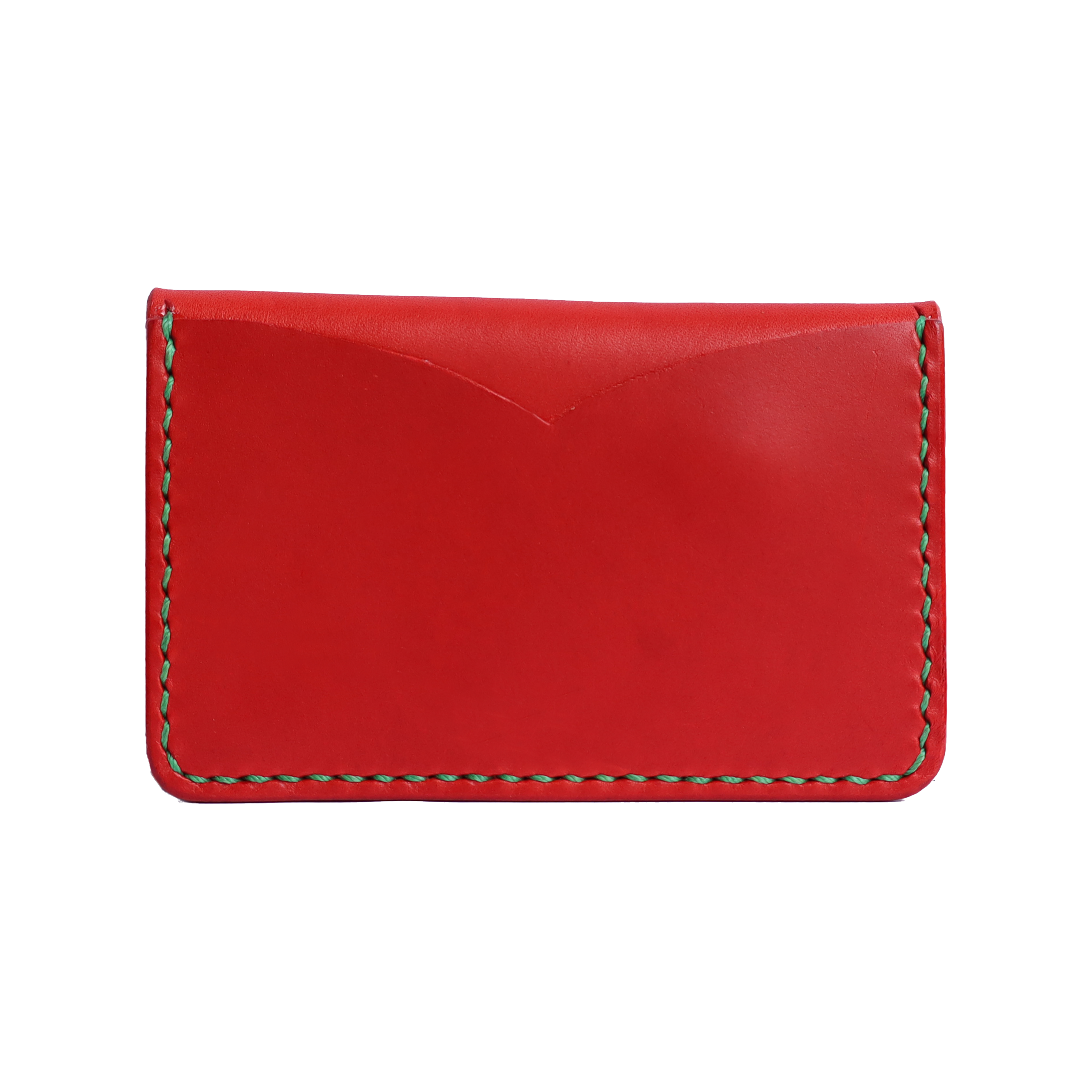 red italian buttero leather slim handcrafted card wallet