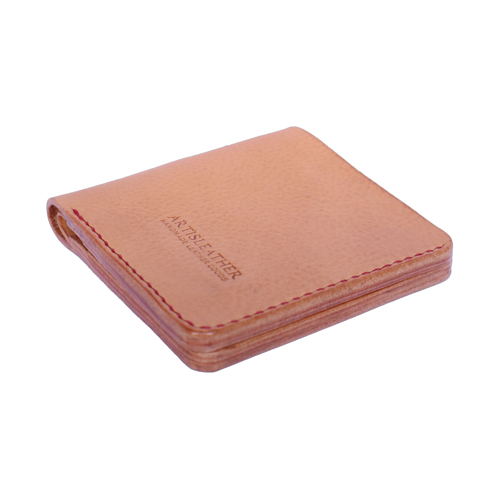 handmade italian mbox leather bifold wallet Beige
Artisleather