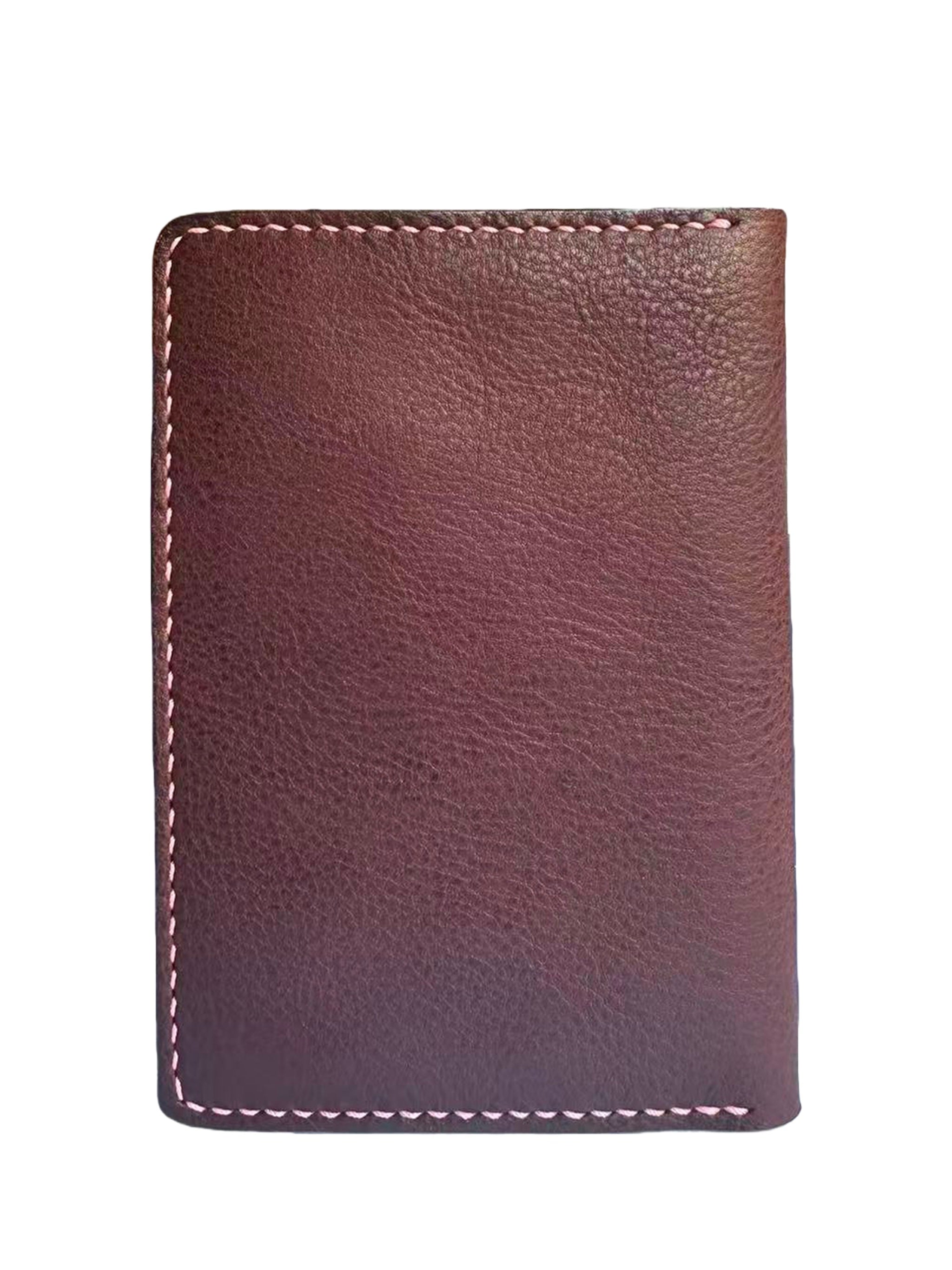 Handmade Italian Leather Passport Holder – Premium MBOX Leather Travel Wallet| Minimalist Travel Accessory