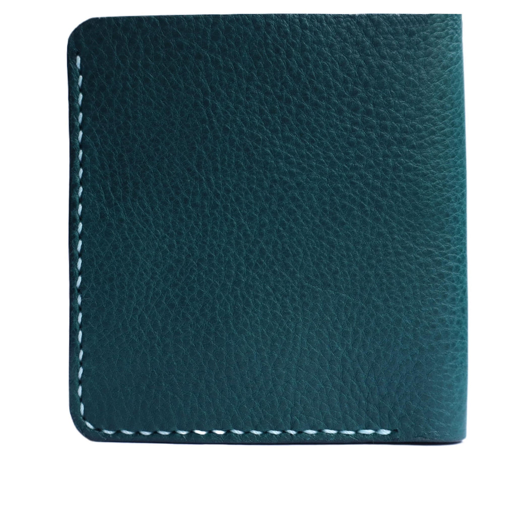 handmade italian mbox leather bifold wallet Blue
Artisleather