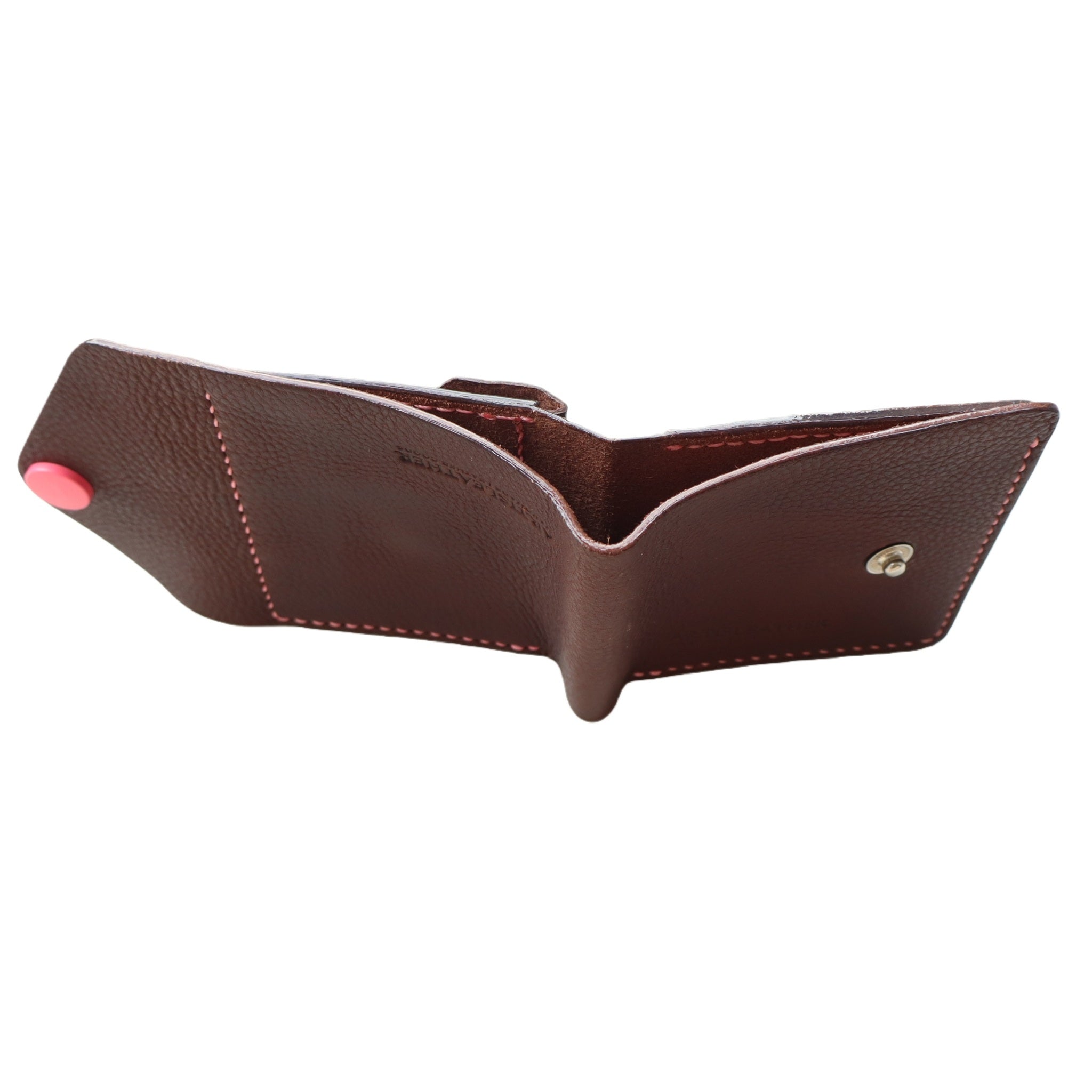 Handmade Italian Minerva Box Leather Mini Wallet – Compact Bi-fold Purse for Cards, Cash & Coins