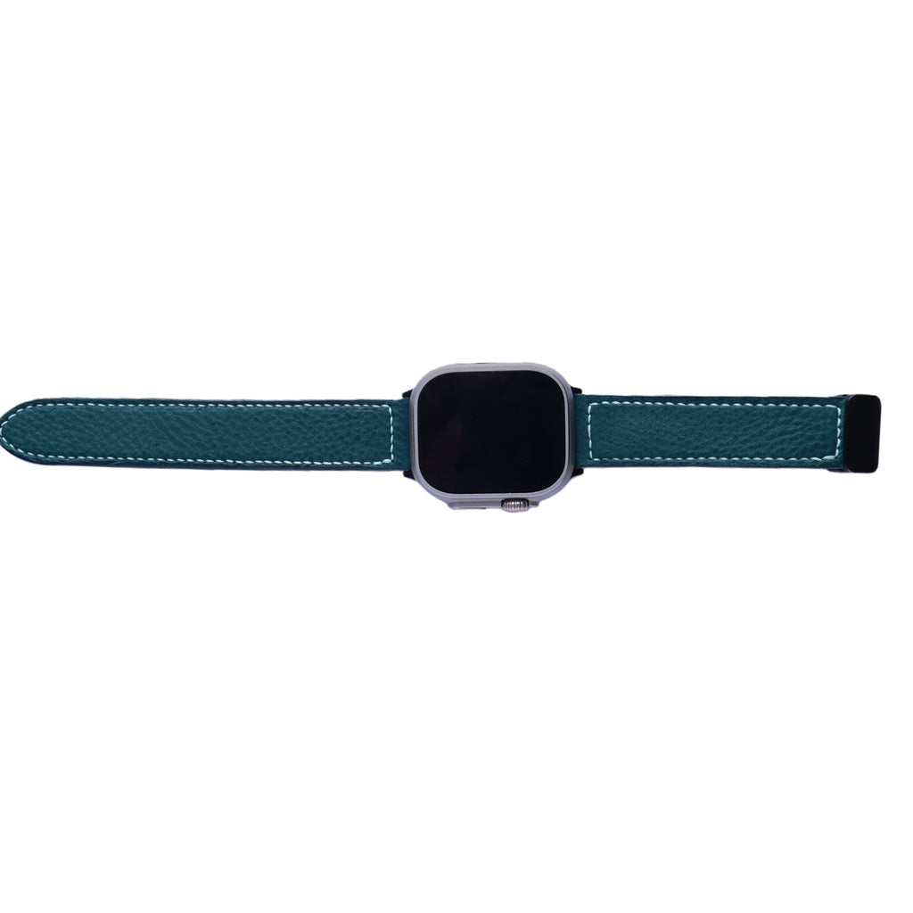 Luxury Italian MBOX Leather Apple Watch Band (Ortensia)