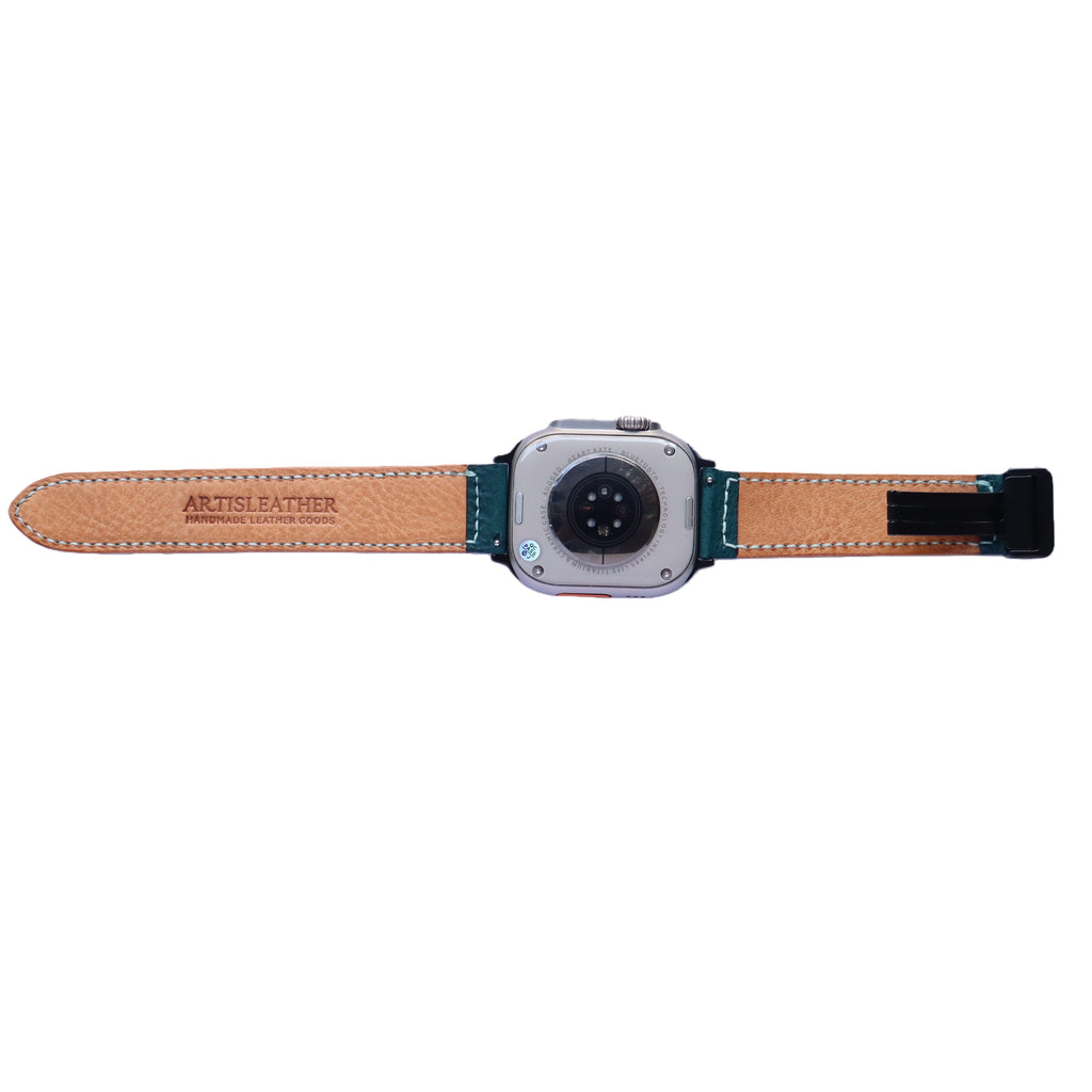 Luxury Italian MBOX Leather Apple Watch Band (Ortensia)