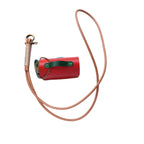 Handmade Italian Buttero Leather Case for AirPods Pro 3 - Red & Green Mini Satchel Design with Dual Straps