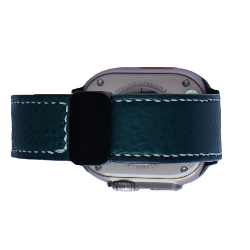 Luxury Italian MBOX Leather Apple Watch Band (Ortensia)
