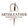 Artisileather logo for handmade leather goods on a white background